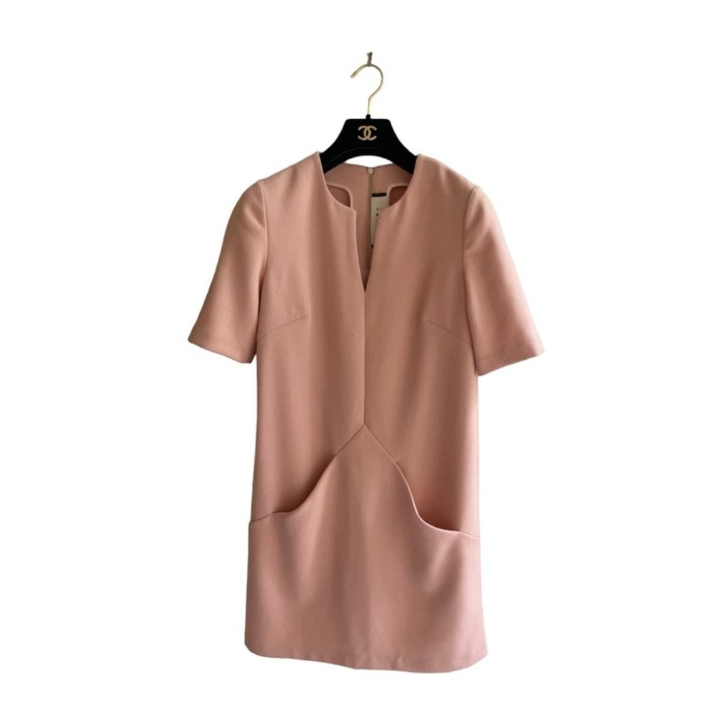 Marni Peach Short Sleeve Dress